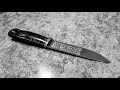 Нож из стали elmax, рукоять стабилизированная карельская берёза. (HANDCRAFTED KNIVES)