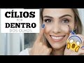 COMO COLAR CÍLIOS POSTIÇOS POR DENTRO