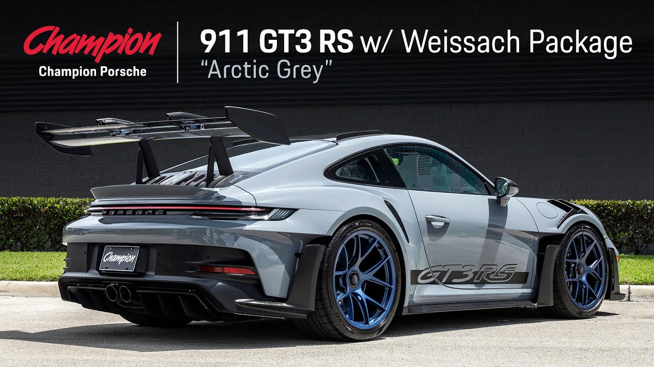 Porsche 911 GT3 RS (992) w/ Weissach Package in Arctic Grey