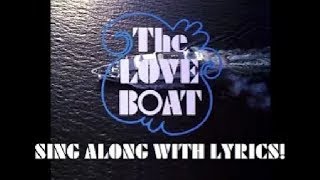 The Love Boat theme song - lyrics on screen