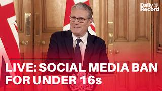 LIVE: Prime Minister Sir Keir Starmer announcement on under-16s social media ban