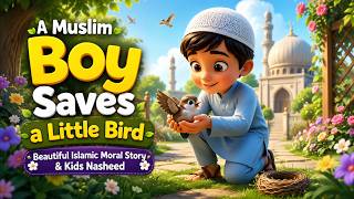 🐦 A Muslim Boy Saves a Little Bird | Beautiful Islamic Moral Story & Kids Nasheed | 3D Animation
