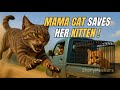 Mama Cat Saves Kitten 🐾 | Cat Rescue Story | Emotional Cat Animation Mp3 Song