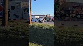 Moment Firefighters Extracted a Driver Trapped in Car After Accident