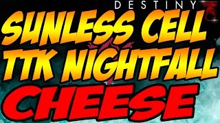 *NEW* The Taken King: Sunless Cell NIGHTFALL CHEESE