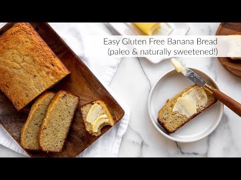 Easy Gluten Free Banana Bread (paleo & naturally sweetened!)