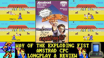 [AMSTRAD CPC] The Way Of The Exploding Fist - Longplay & Review