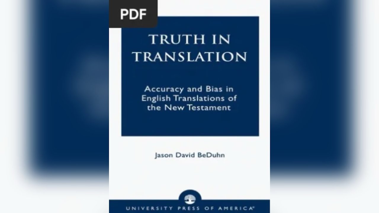 HEBREWS 1:8: “Thy Throne God” TRUTH IN TRANSLATION #religion #God