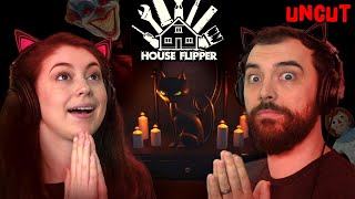 Halloween Home Makeover: Cat Shrine & Scarecrow Army (House Flipper uncut)