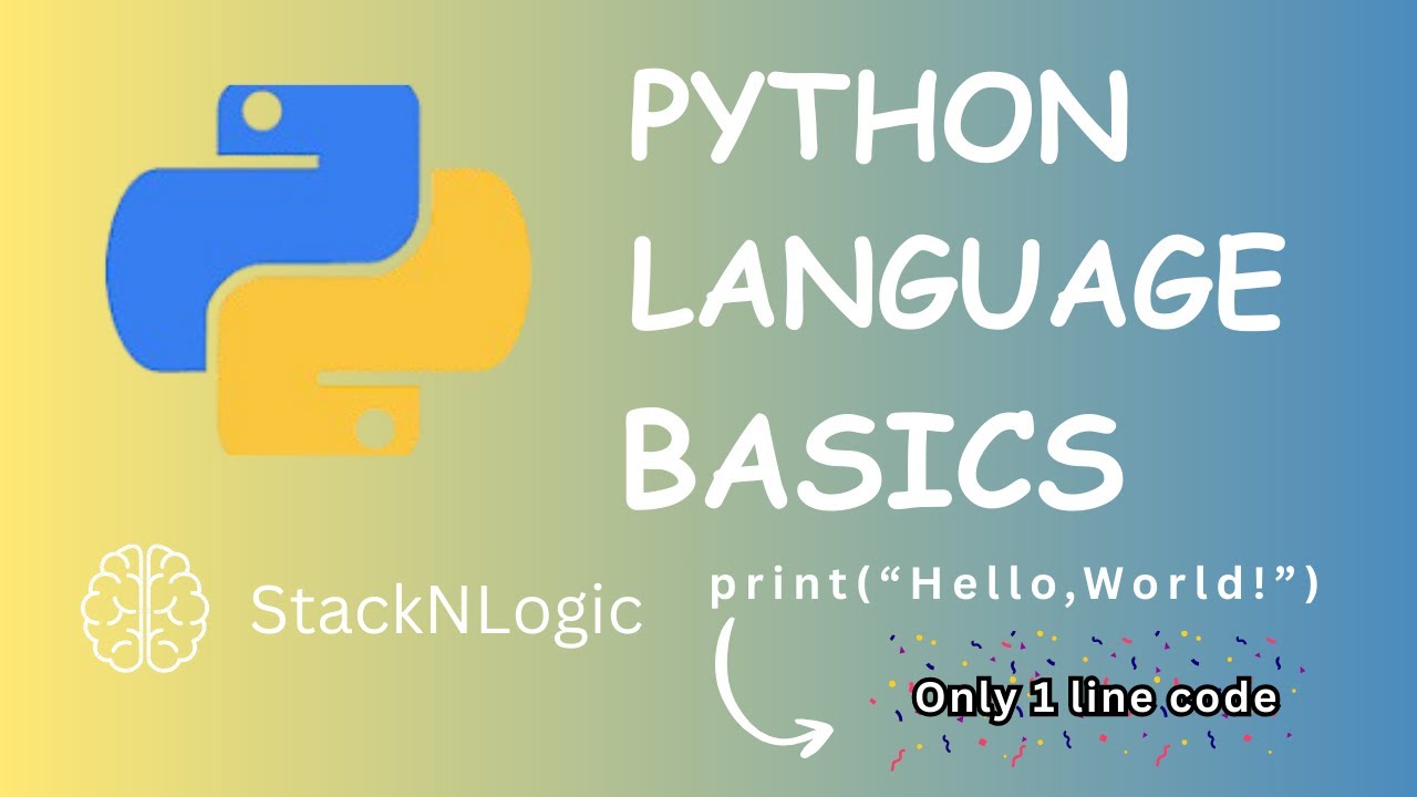 🐍 Python Full Basics Tutorial | Python for Beginners Step by Step ...