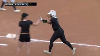 SOU vs. Oregon Tech, 2023 NAIA Softball World Series (full game) screenshot 1