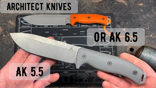 Architect Knives AK 5.5 and 6.5 in cpm3v. What ones more your style? by Peterbiltknifeguy “PBKG” 1,387 views 3 months ago 11 minutes