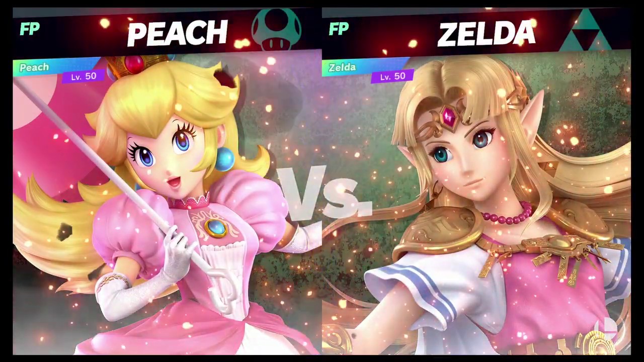 Super Smash Bros Ultimate Amiibo Fights Request #3370 Peach vs Zelda ...