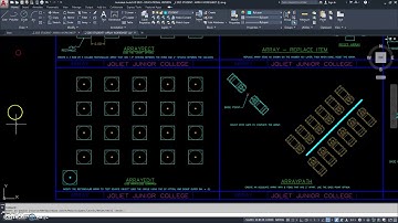 AutoCAD Array Rectangle & Array Edit Commands