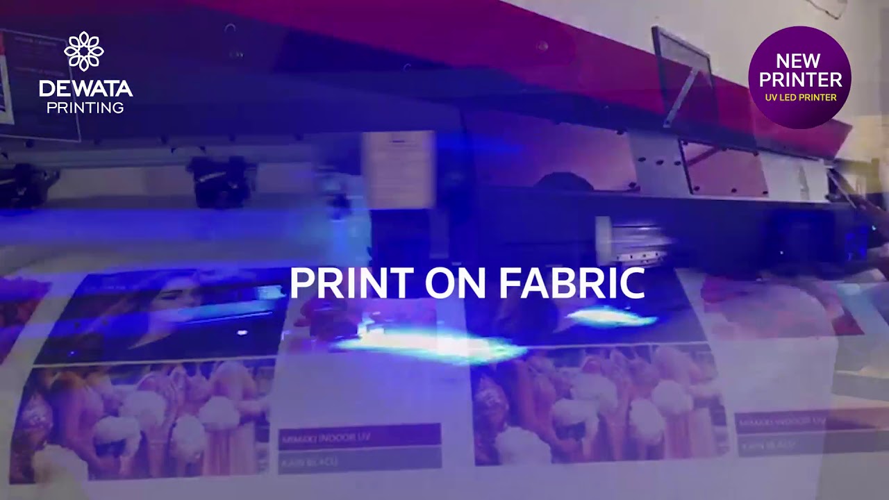 PRINT ON FABRIC - Dewata Printing Bali - YouTube