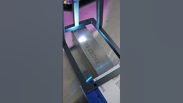 Customized info mark on steel product by CYCJET New Type M20 Handheld Laser Marking Machine