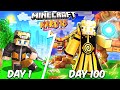 I Survived 100 Days as Naruto in Minecraft… Here’s What Happened