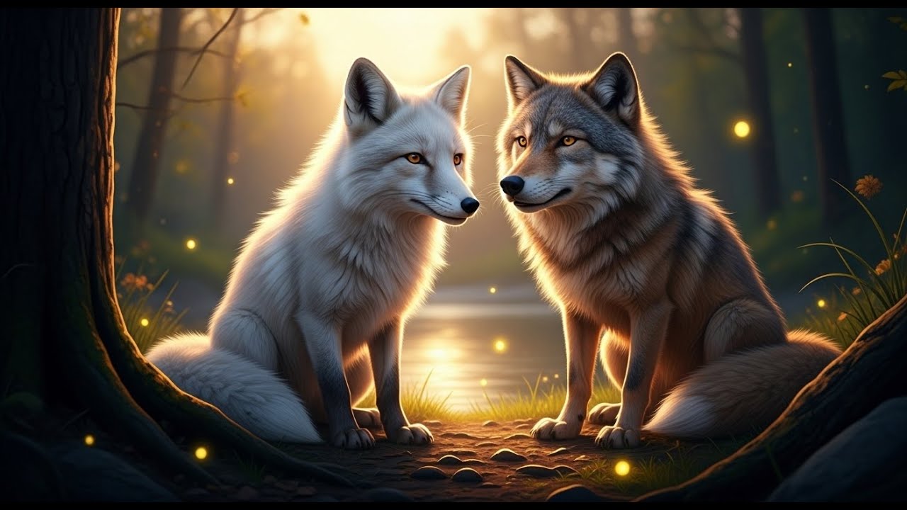 Luna & Orion: A Cinematic Fox & Wolf Love Story – Part One 💖 | Animated Short”
