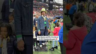 Cam Newton and SIX Kids At SEC Championship ❤️
