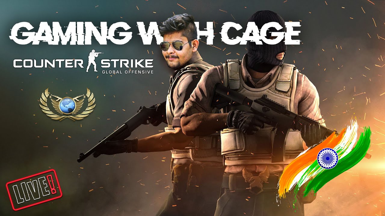 CSGO with Cage | Live Indian Stream | !giveaway - YouTube