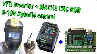How To Setup a Spindle VFD Inverter With MACH3 CNC  010V Control