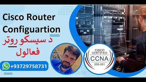 How to Configure DHCP On Cisco Router || Assign Password to Console Port || in Pashto by Abdullah