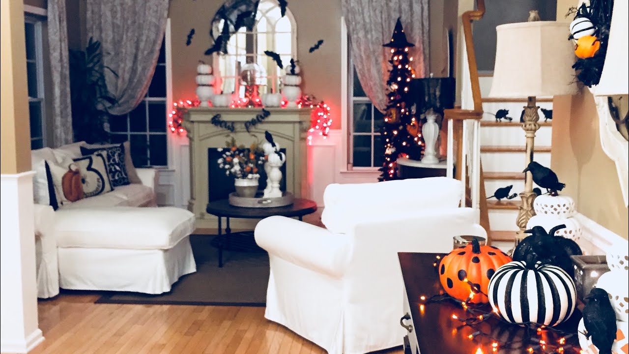 halloween home tours youtube