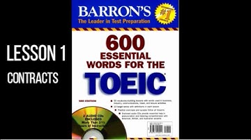 [Luyện nghe] 600 Essential Words For The TOEIC - Lesson 1 Contracts