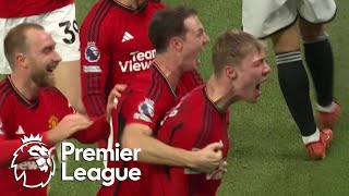 Rasmus Hojlund stuns Aston Villa to give Manchester United 3-2 lead | Premier League | NBC Sports Profile