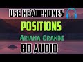 (8D Audio) Positions - Ariana Grande Official Live Performance  || MSE