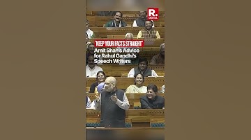 Keep Your Facts Straight Amit Shah’s Advice for Rahul Gandhi’s Speech Writers
