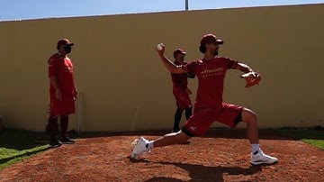 Jorge Lopez Slow Motion Pitching Mechanics - Indios de Mayaguez | ROBBY ROWLAND