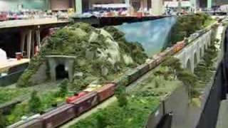 Model Railroad Layout at NMRA Train Show 2007