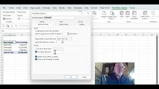 Optimizing a Pivot Table