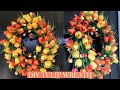 How to Make a Tulip Wreath - DIY Tulip Wreath Tutorial