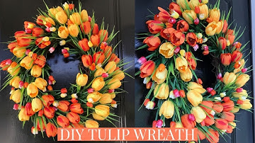 How to Make a Tulip Wreath - DIY Tulip Wreath Tutorial