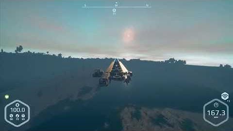 Planet Nomads: ALLCARRY 8 Blades Beaconed 17 Con Warp Test