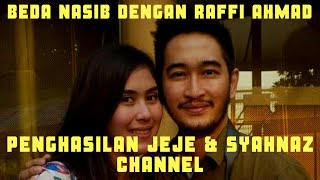 Beda Nasib Dengan Raffi Ahmad! Inilah Penghasilan Terbaru Jeje dan Syahnaz Channel dari Youtube