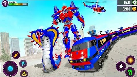 Snake Robot Train Transforming - War Robot Games | Android Gameplay
