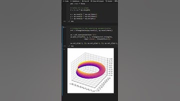 Mobius Strip using Matplotlib 3D