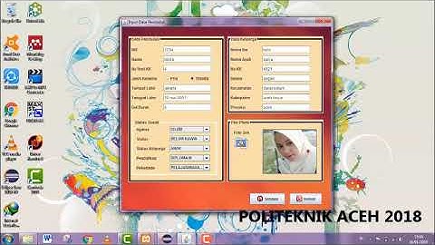 Aplikasi Kependudukan dengan Java Visual dan Mysql