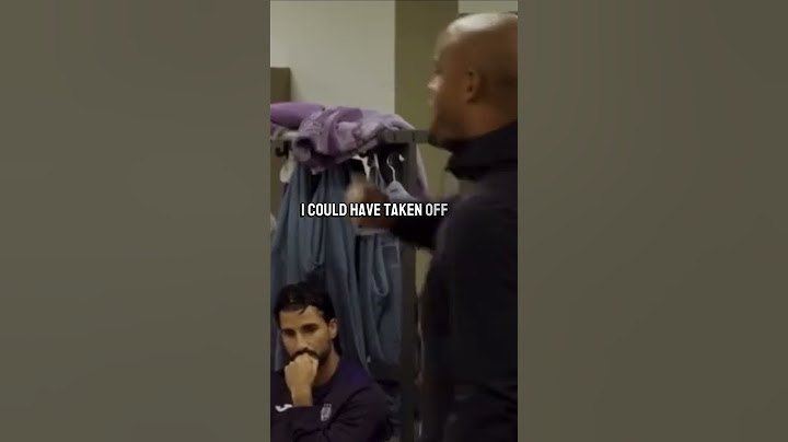 Vincent Kompany Amazing Team Talk