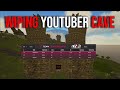 WE WIPED THIS OP YOUTUBER CAVE and Fought the entire cluster at swamp cave - INX 4MAN - ARK PvP