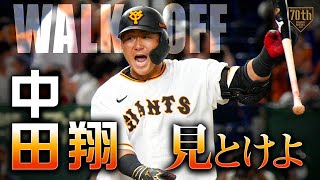 【WALKOFF】中田翔 豪打一閃確信弾【見とけよ】