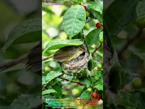 Watch a Tailorbird Shelter Its Chicks From the Rain Inside a Leaf-Stitched Masterpiece! 🐦🍃