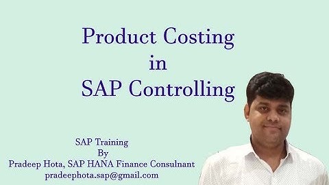 SAP CO Product Costing | Standard Costing in SAP | Work Center | Activity Types | COGS in SAP CO