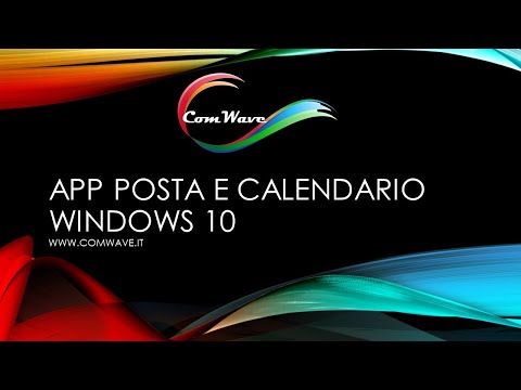 App posta e calendario Windows 10