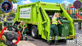 Garbage Truck Simulator Game 3D Extreme Garbage Trash Collector Truck Driving 2026 Android Gameplay screenshot 1