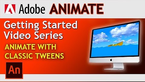 Adobe Animate! How to create Classic Tween in Animate