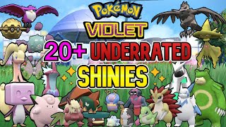 20+ Underrated Shinies in Pokemon Violet | Shiny Pokemon Reaction Compilation